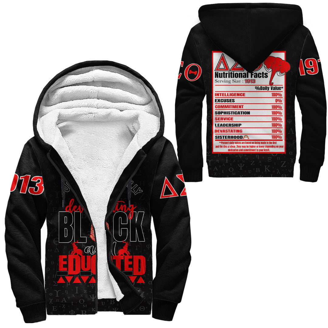 Sorority Hoodie – Delta Sigma Theta Sherpa Hoodie