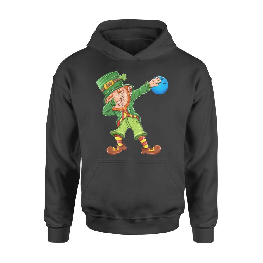 Dabbing Leprechaun Bowling St Patrick’s Day Sports Lovers T-Shirt – Standard Hoodie