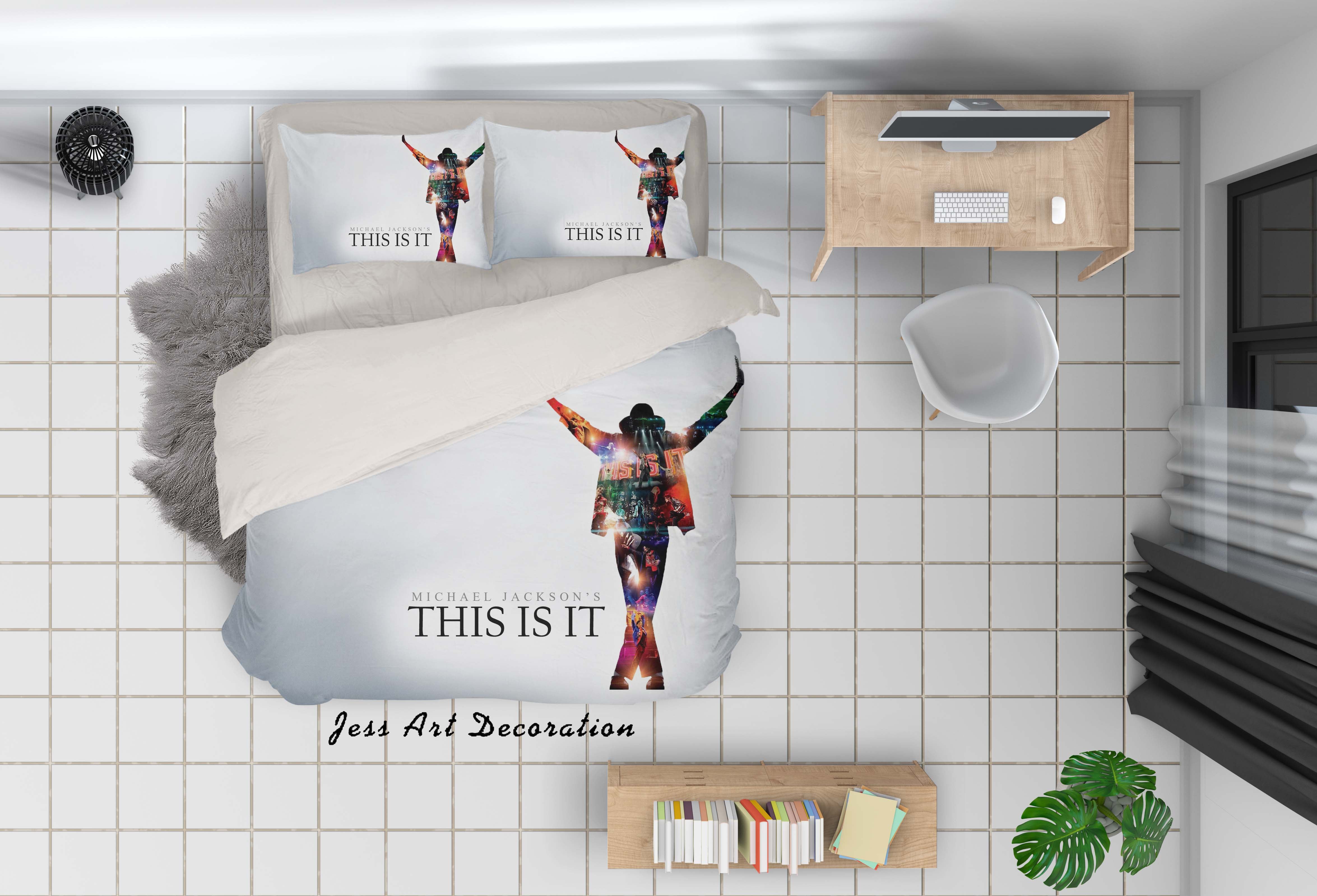 3D Michael Jackson Quilt Cover Set Bedding Set Pillowcases 98