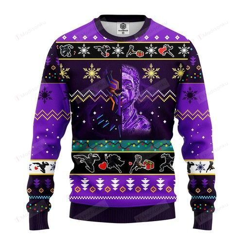 Black Panter Christmas Ugly Christmas Sweater, All Over Print Sweatshirt