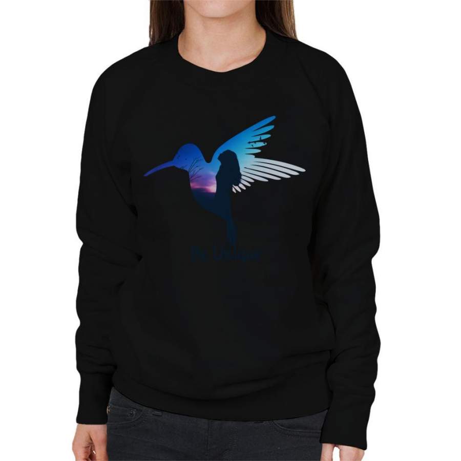 Be Unique Bird Silhouette Women’s Sweatshirt