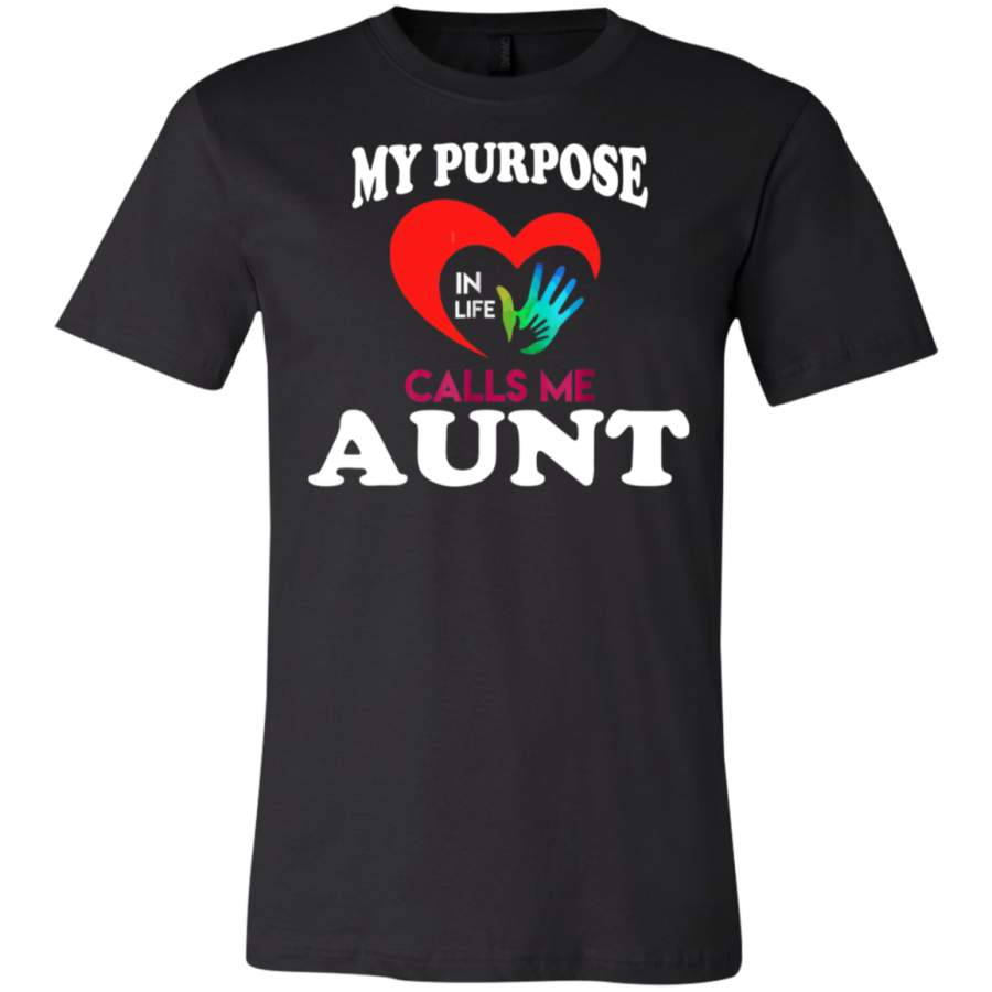 AGR Aunt – My Purpose In Life Calls Me Aunt T-Shirt  USA