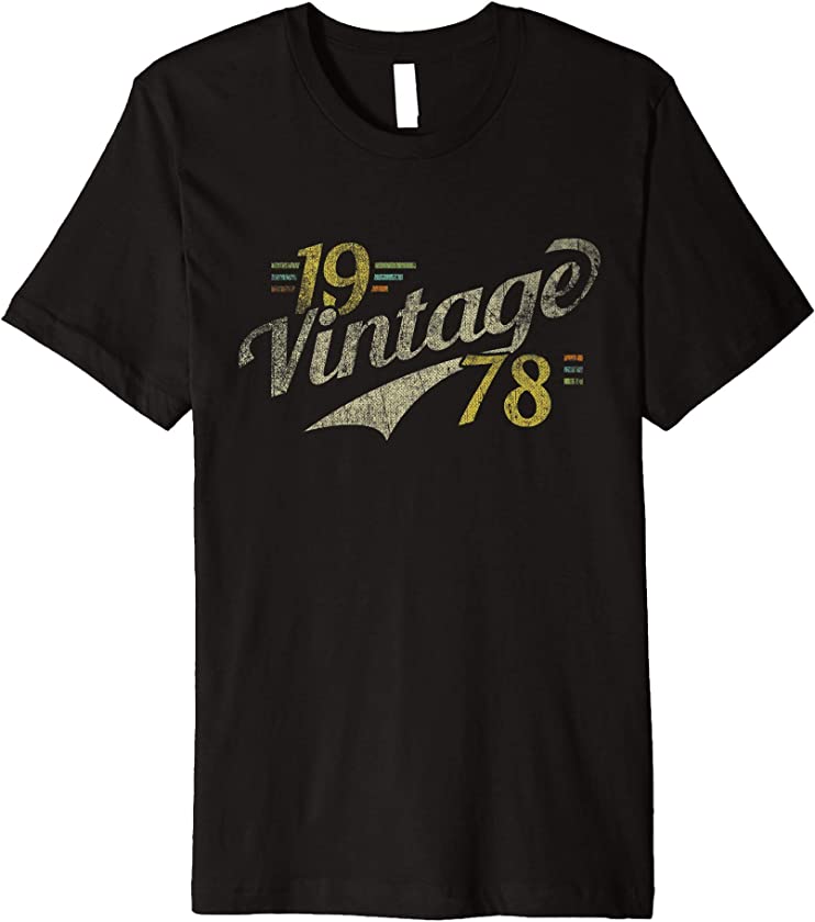 1978 Vintage Distressed Classic 39 th Birthday T-Shirt