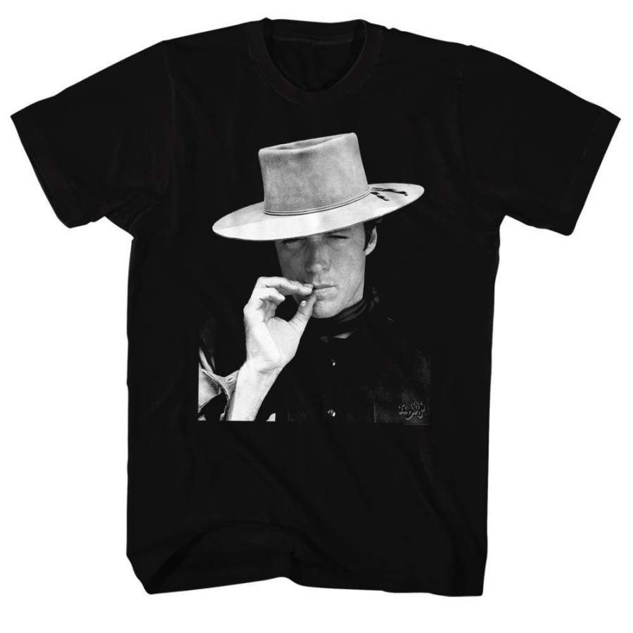 Clint Eastwood The Good The Bad and The Ugly Smoke Photo Movie T-Shirt Tee