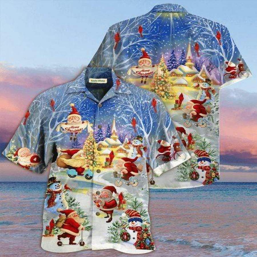 Hawaii Aloha Shirts Stay Cool Santa Claus Christmas Ha64169