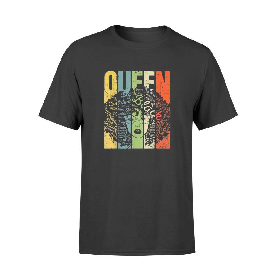 African American Shirt for Educated Strong Black Queen T-Shirt – Standard T-shirt