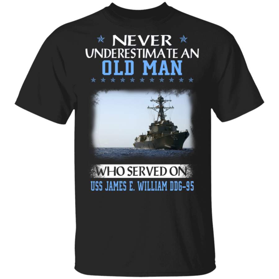 USS James E. William DDG-95 Veterans Day Christmas Gift T-Shirt