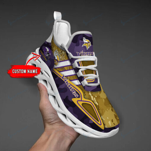 Minnesota Vikings Personalized Yezy Running Sneakers Bb249