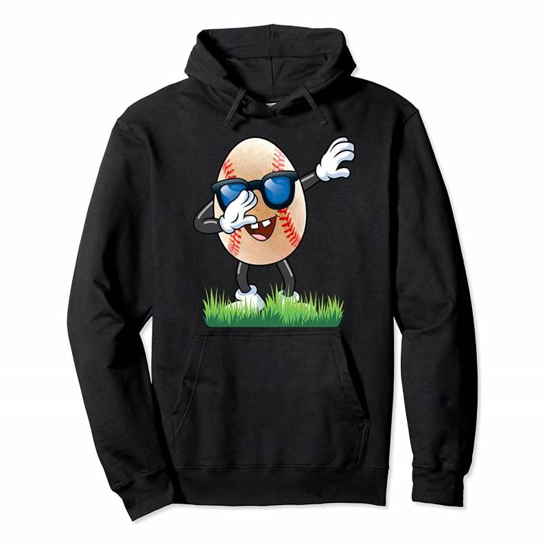 Dabbing Baseball Egg Tee Dab Eggs Hunting Bunny Tee Pullover Hoodie