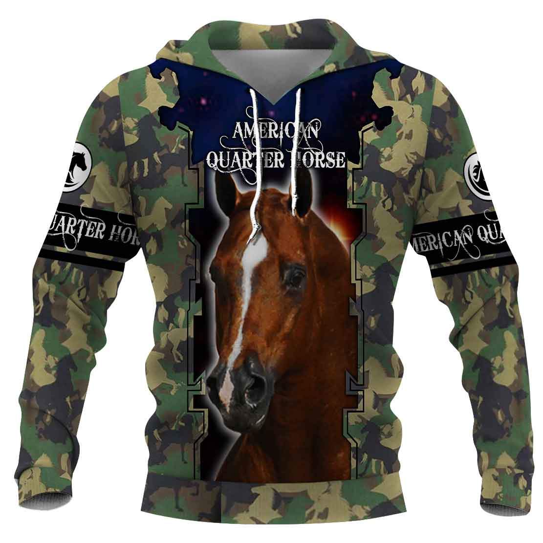 American Quarter Horse Camo 3D Full Printing