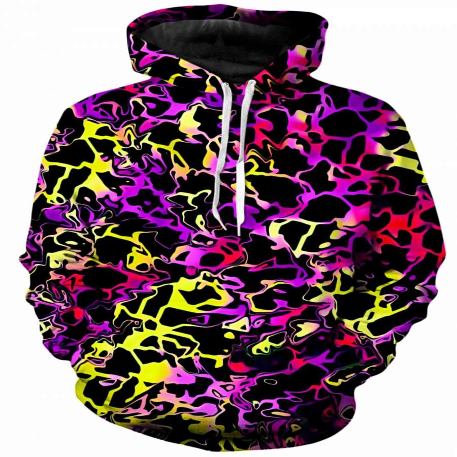 Psychedelic Rainbow Leopard 3D Hoodies Unisex Printed Full Size472