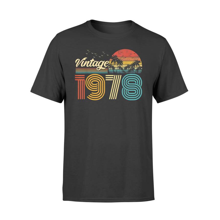 Birthday Tshirt Vintage 1978 Tshirt For Classic Man Tshirt – Standard T-shirt