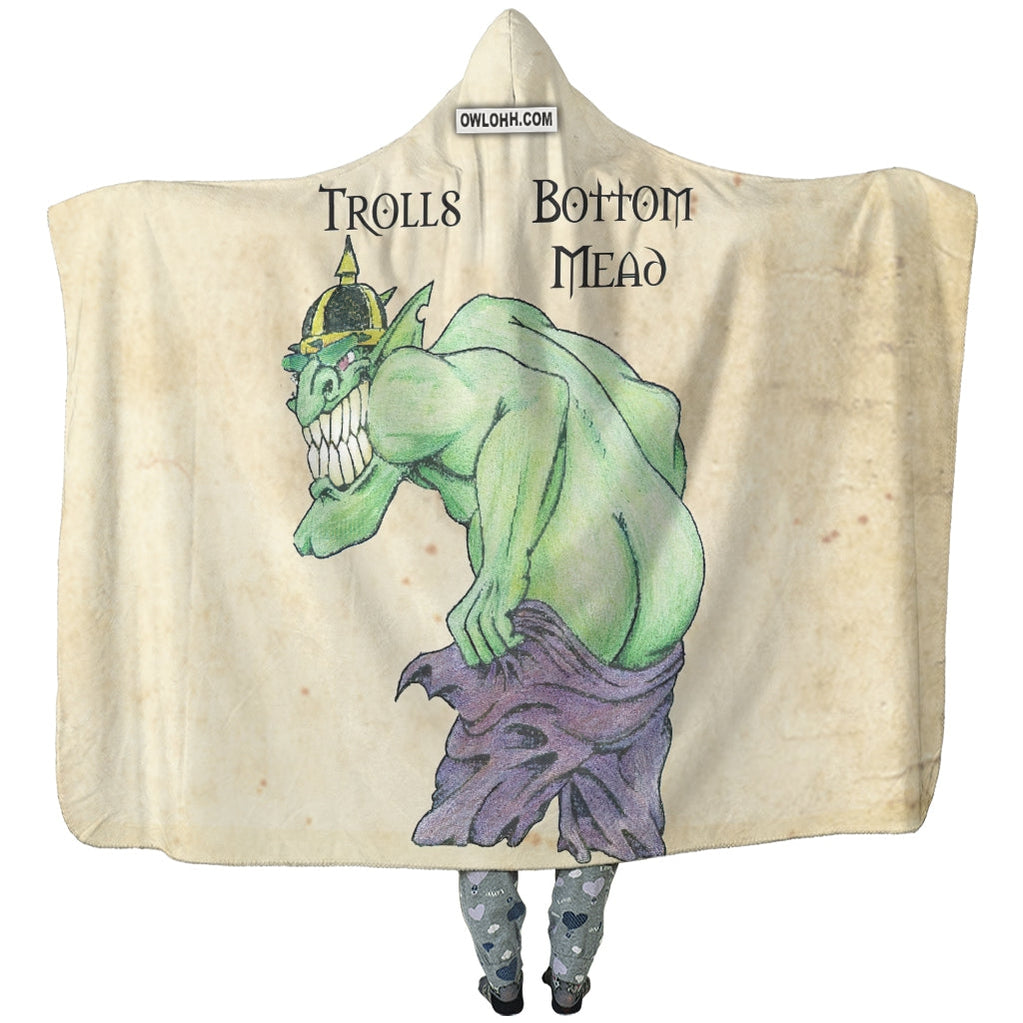 Trolls Bottom Mead Lover – Hoodie Blanket  – Owl Ohh