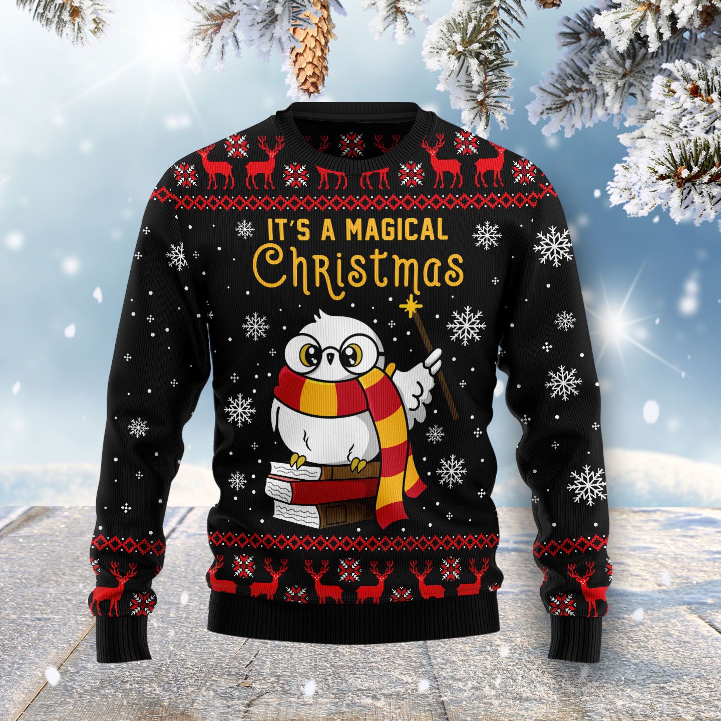 Magical Christmas Ugly Christmas Sweater | For Men & Women | Adult | Us4496