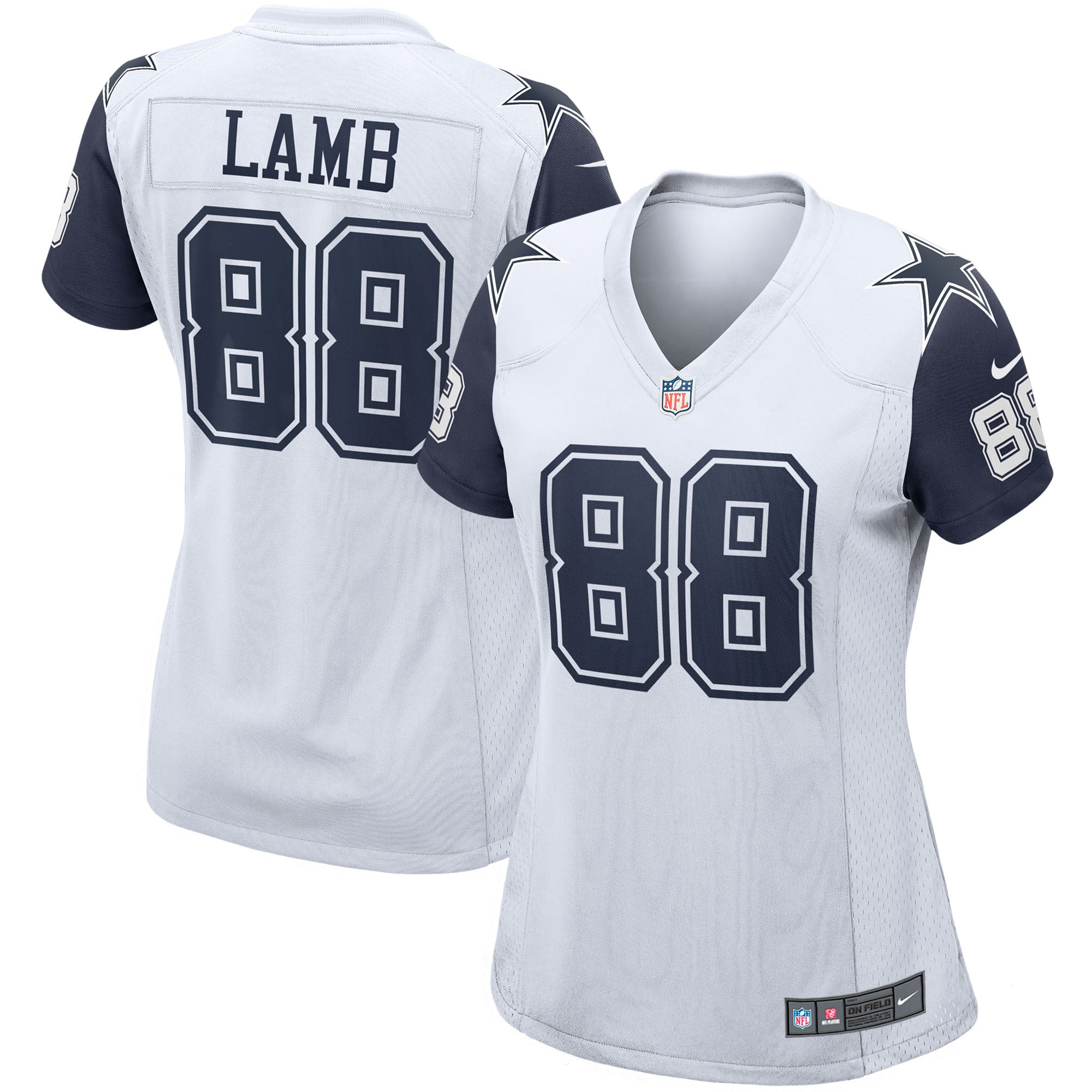 Ceedee Lamb Dallas Cowboys Womens Game Jersey – White NFL