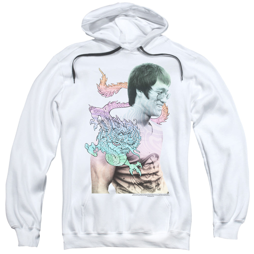 Bruce Lee A Litle Bruce Mens Hoodie White