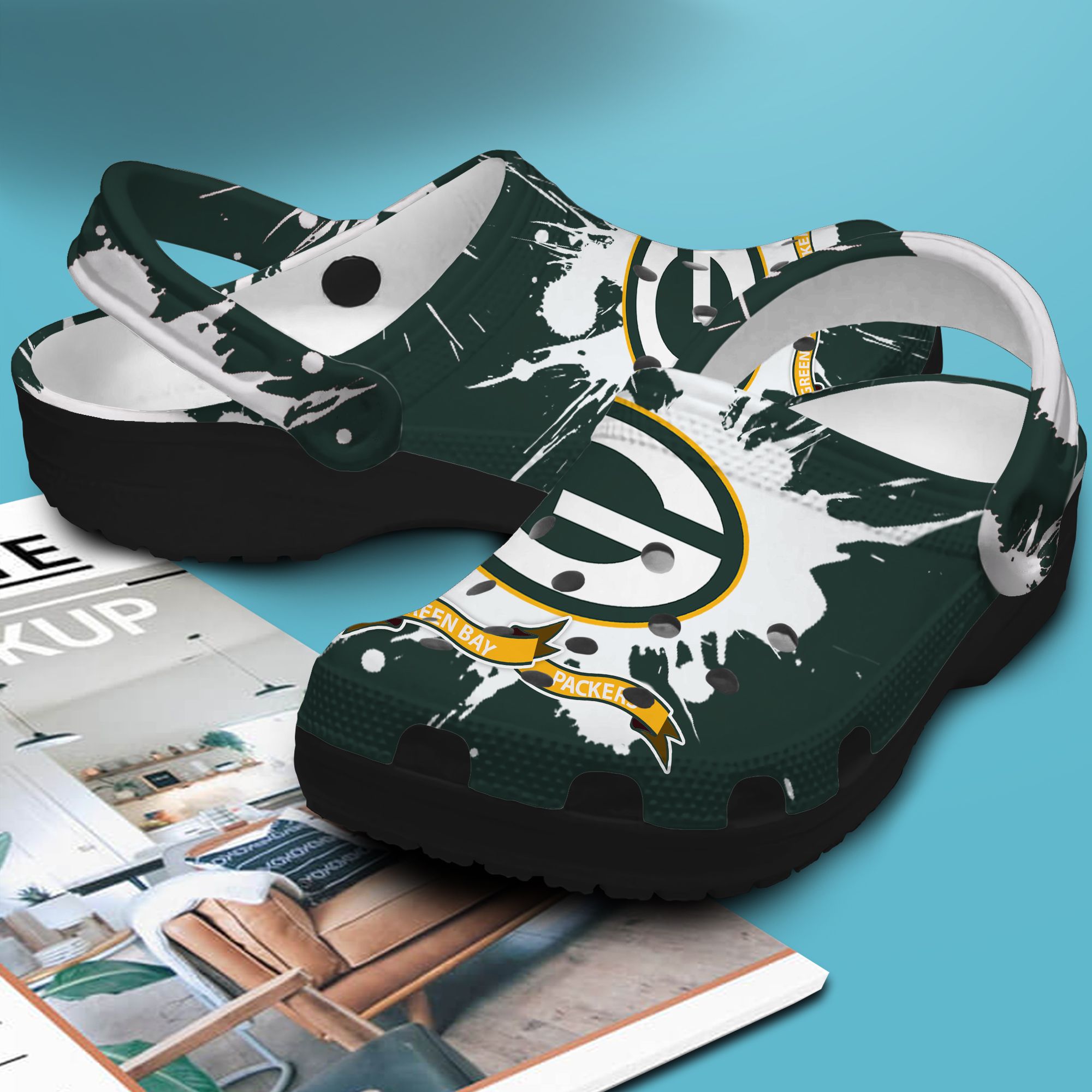 Customized – Packers Crocs – 12853Du