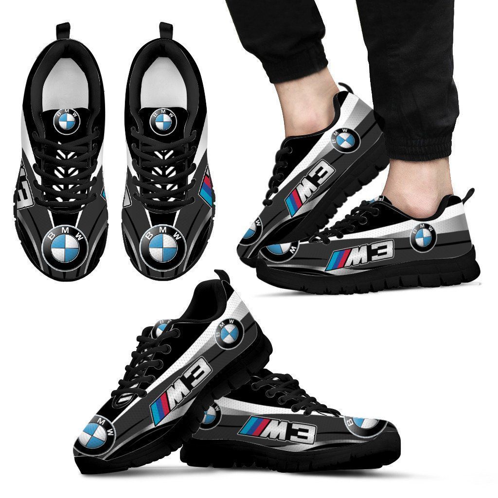 3D Printed BMW M3 TTT-HL Sneakers Ver 1 For Men & Women (Black)