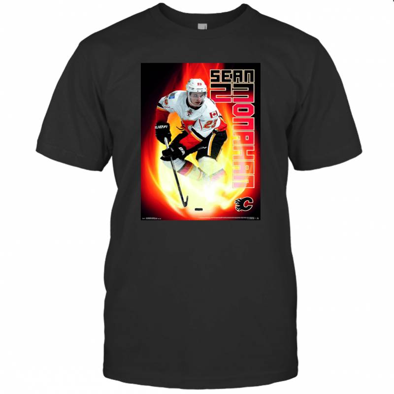 International Calgary Flames Sean Monahan Premium Wall T-Shirt