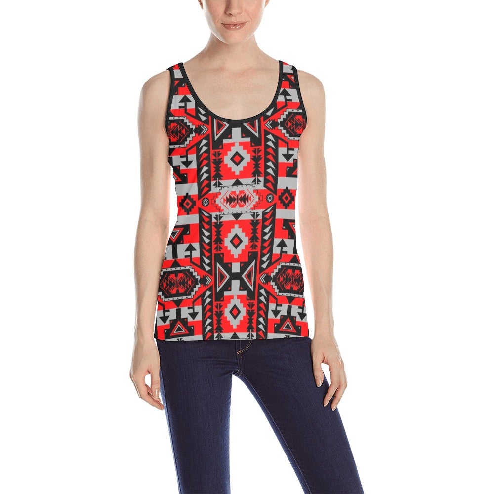 Chiefs Mountain Candy Sierra All Over Print Tank Top For Women (Model T43)