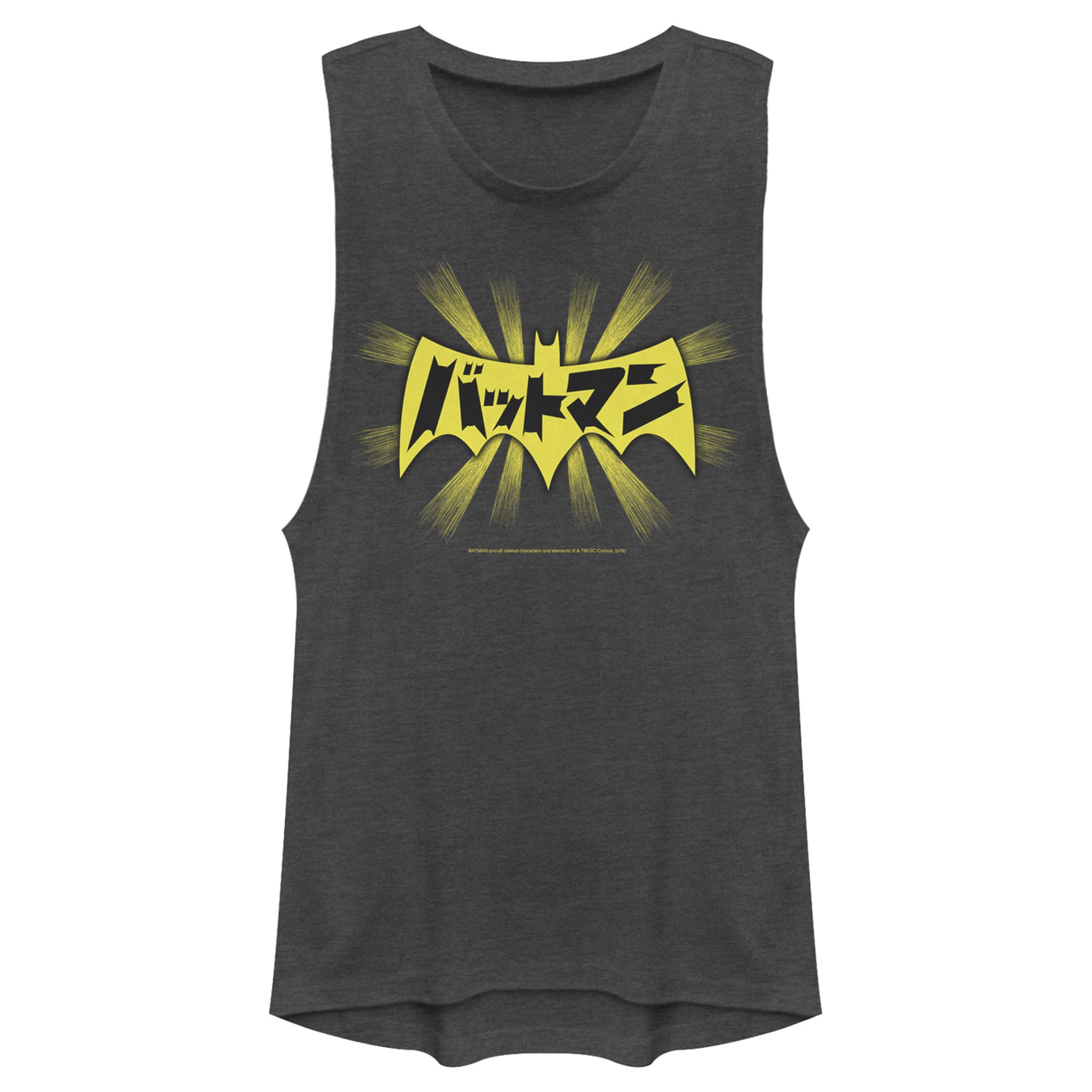 Batman Junior’S Logo Kanji Characters  Festival Muscle Tee