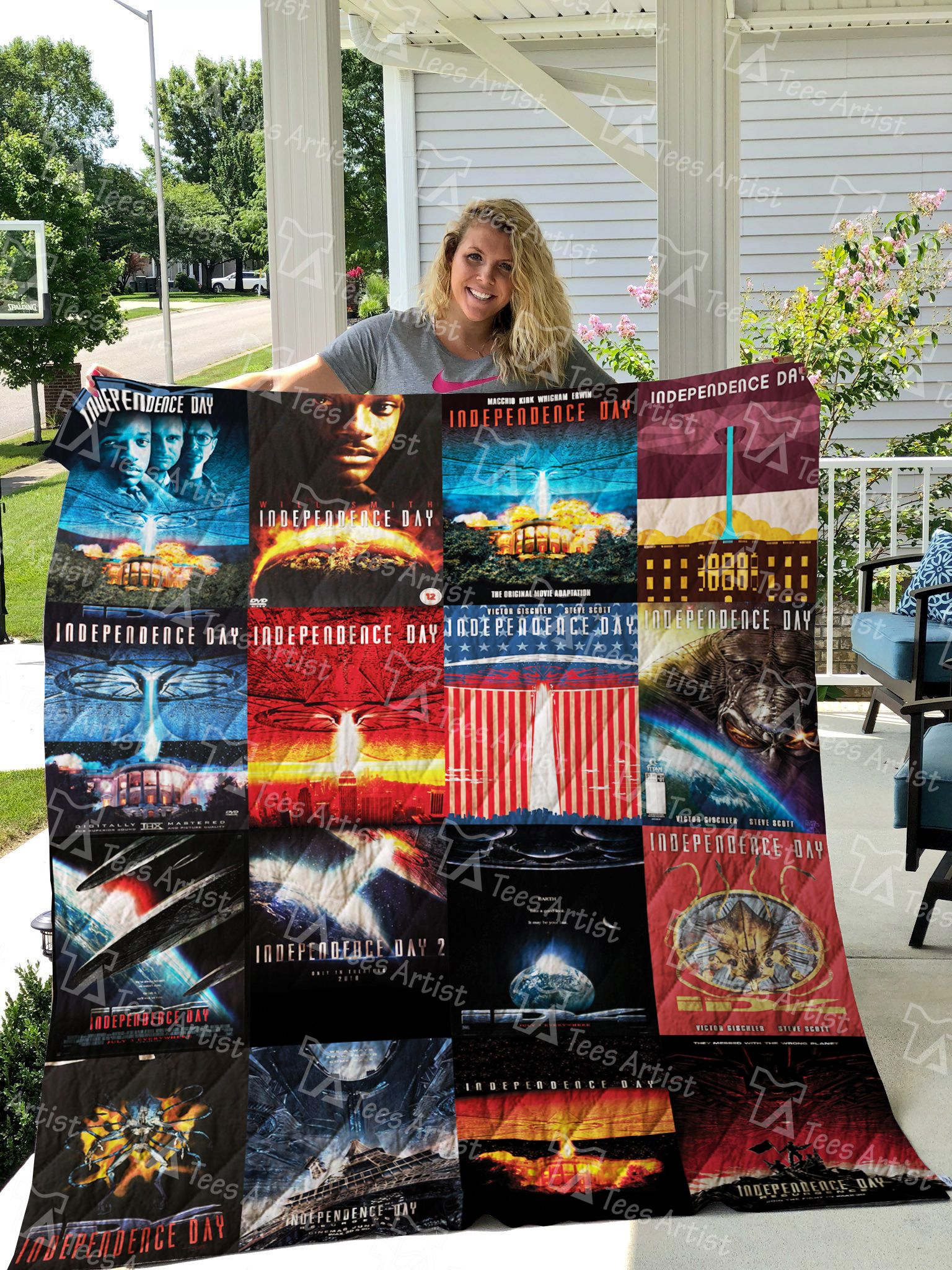 Independence Day 3D Quilt Blanket 1654