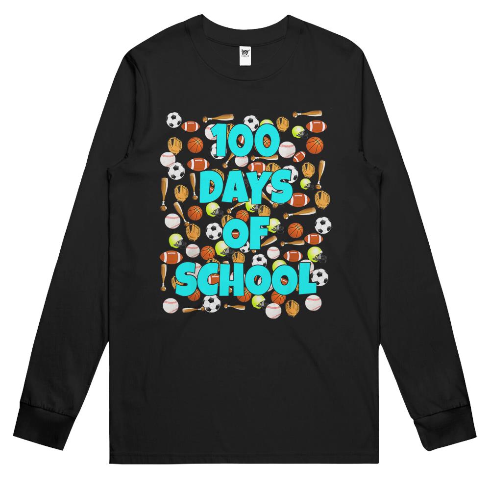 100 Days Of School Long Sleeve T Shirts For Or Teachers – Sports Long Sleeve T Shirts