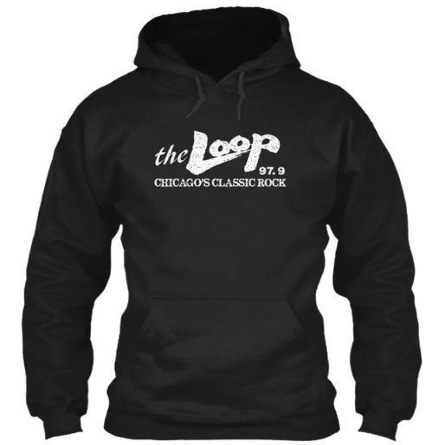 The Loop Chicagos Classis Rocks Gildan Hoodie Sweatshirt