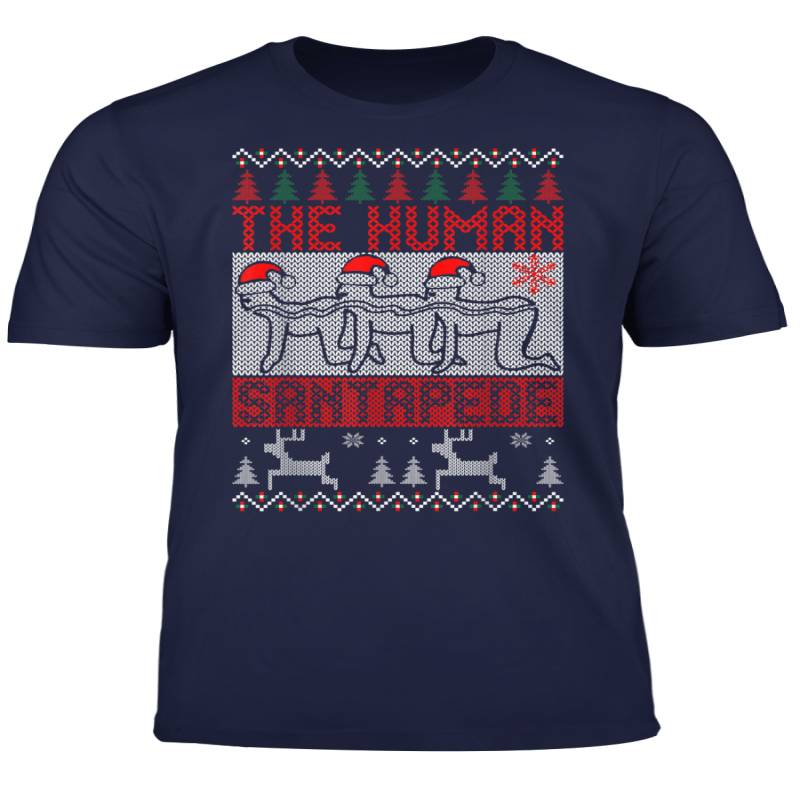 The Human Santapede Ugly Christmas Sweater Xmas T Shirt