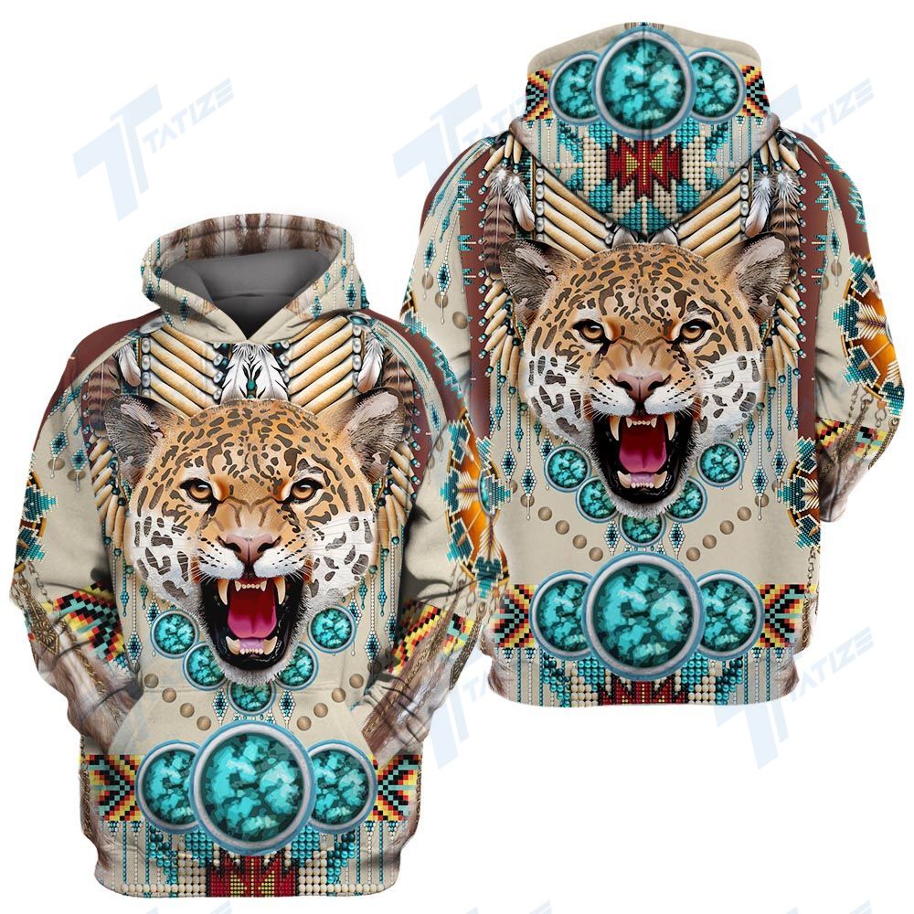 Native wild animal leopard 3D All Over Printed Shirt, Sweatshirt, Hoodie, Bomber Jacket Size S – 5XL