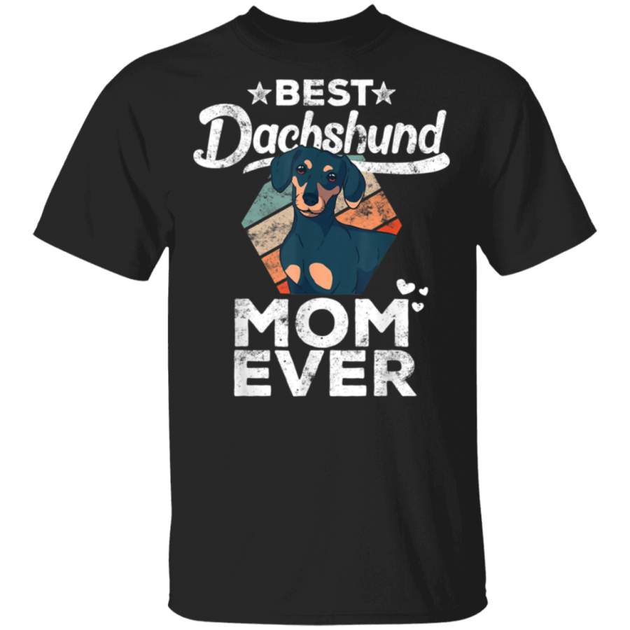 Cute Wiener Gift  Best Dachshund Mom Ever TShirt