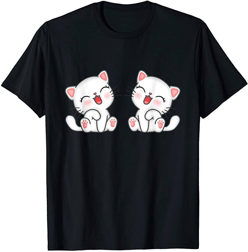 Two Cute Kittens Darling Cats T-Shirt