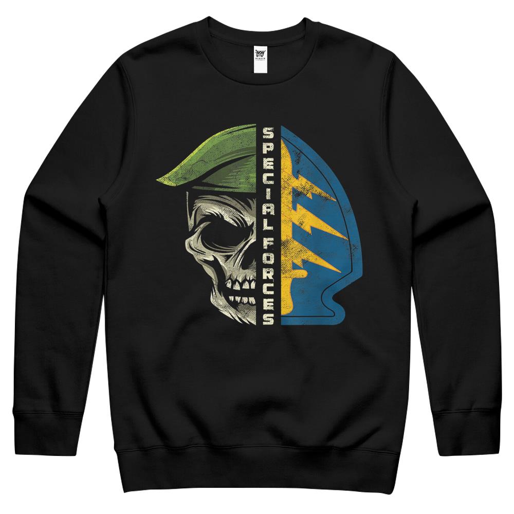 Army Special Forces Green Beret Skull Patch Oda Gift T-Shirt Crewneck Sweatshirt