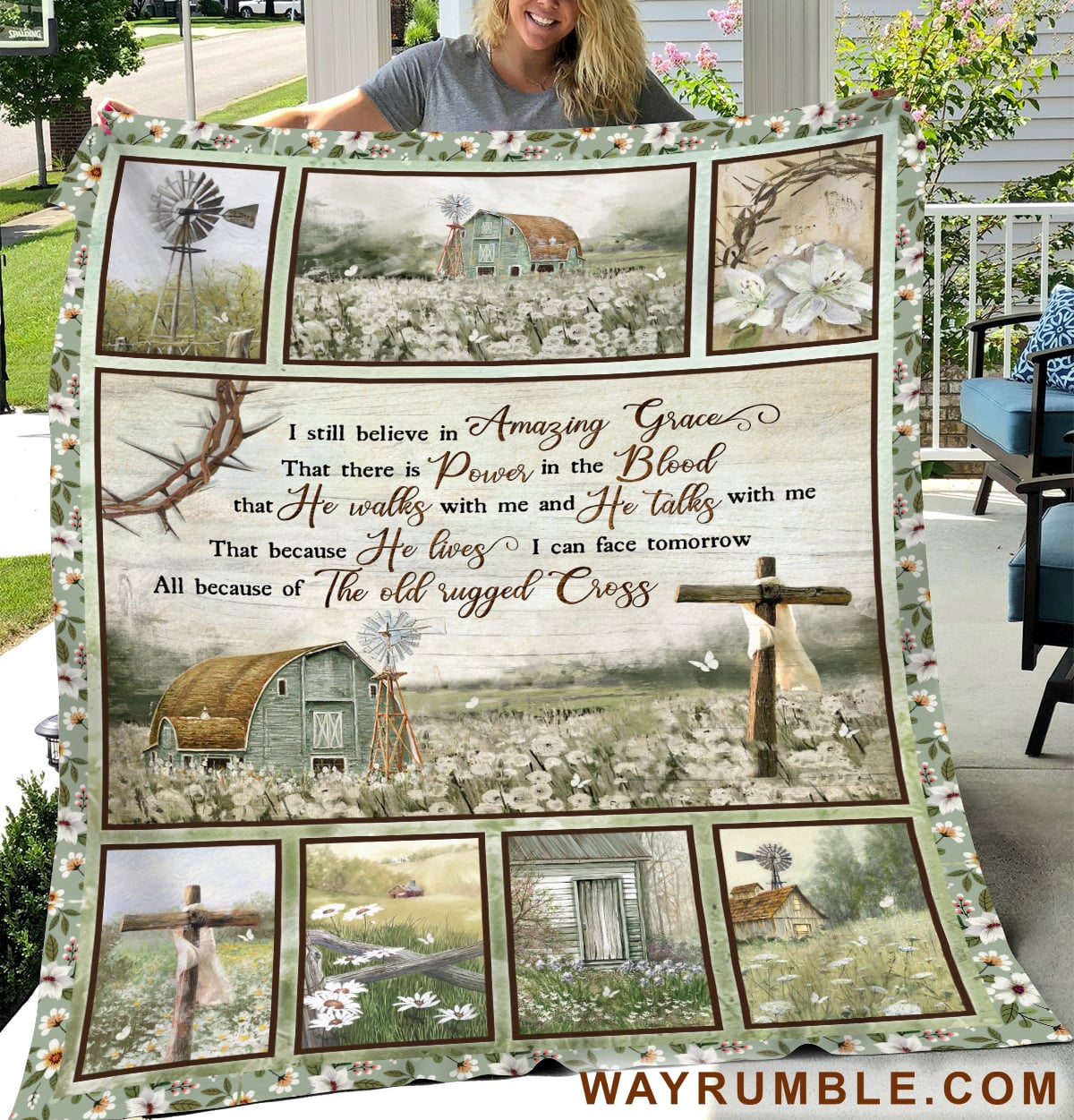 Jesus – Amazing Farm – I Still Believe In Amazing Grace – Blanket