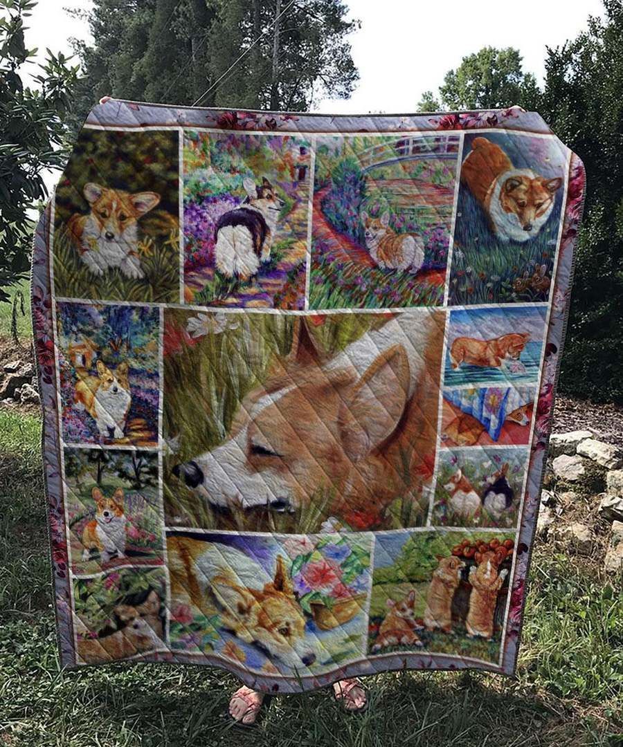 Corgi FA2 3D Customized Quilt