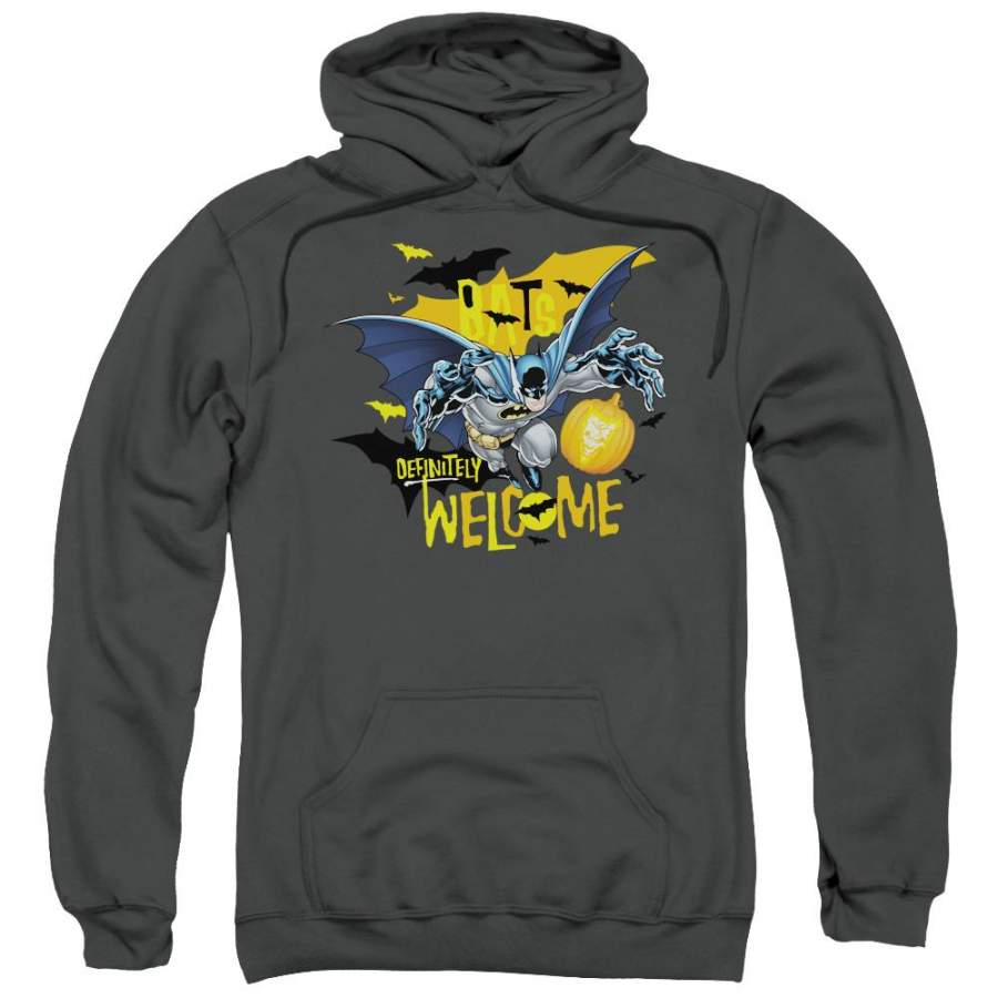 Batman – Bats Welcome Adult Pull Over Hoodie