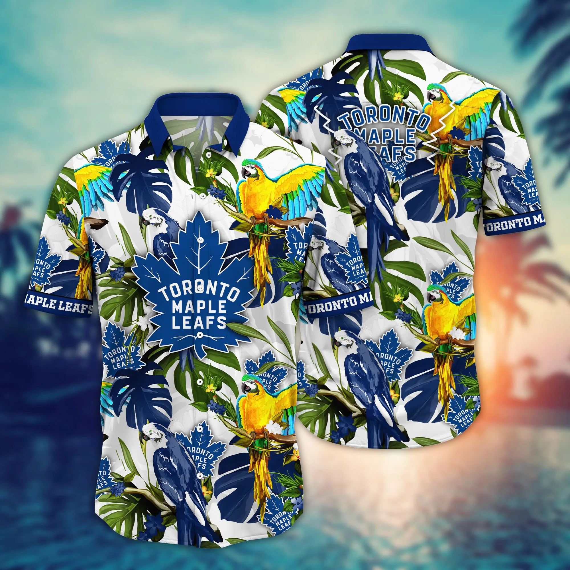 Toronto Maple Leafs Nhl Hawaiian Shirt Beach Ballstime Aloha Shirt