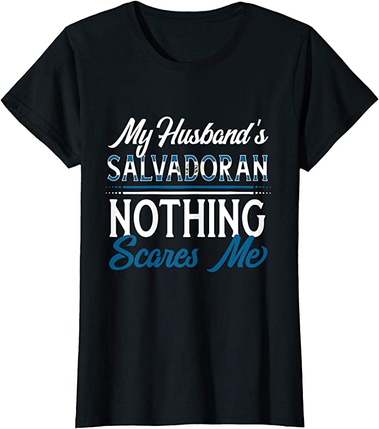 Womens Salvadoran Husband Salvadoran Wife Anniversary Wedding Gift T-Shirt