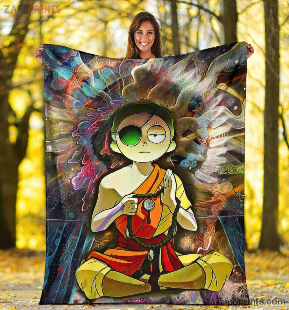 Enlightened Morty Blanket