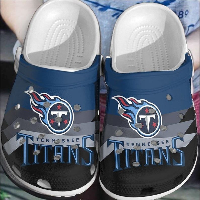 Tennessee Titans Nfl Gift For Lover Rubber Crocs Crocband Clogs Comfy Footwear Tl97