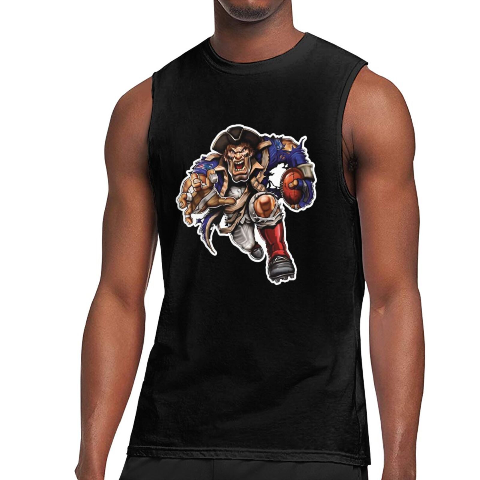 New England Patriots Men’s Sleeveless T-Shirt