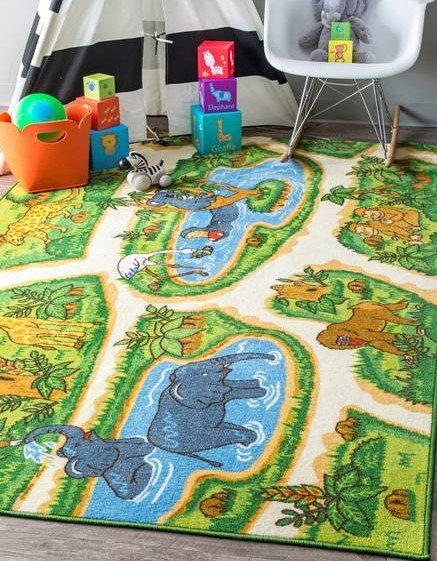 Zoo Animals Rug