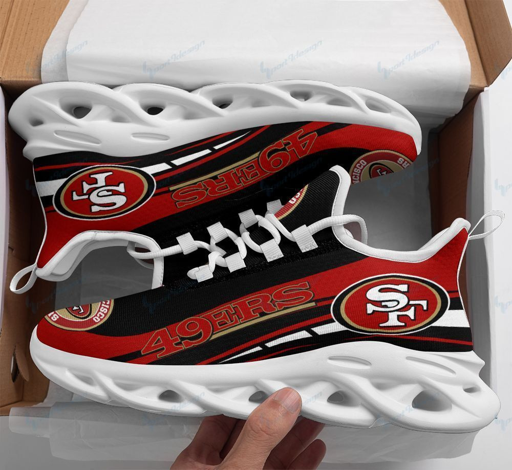 San Francisco 49Ers Yezy Running Sneakers 02