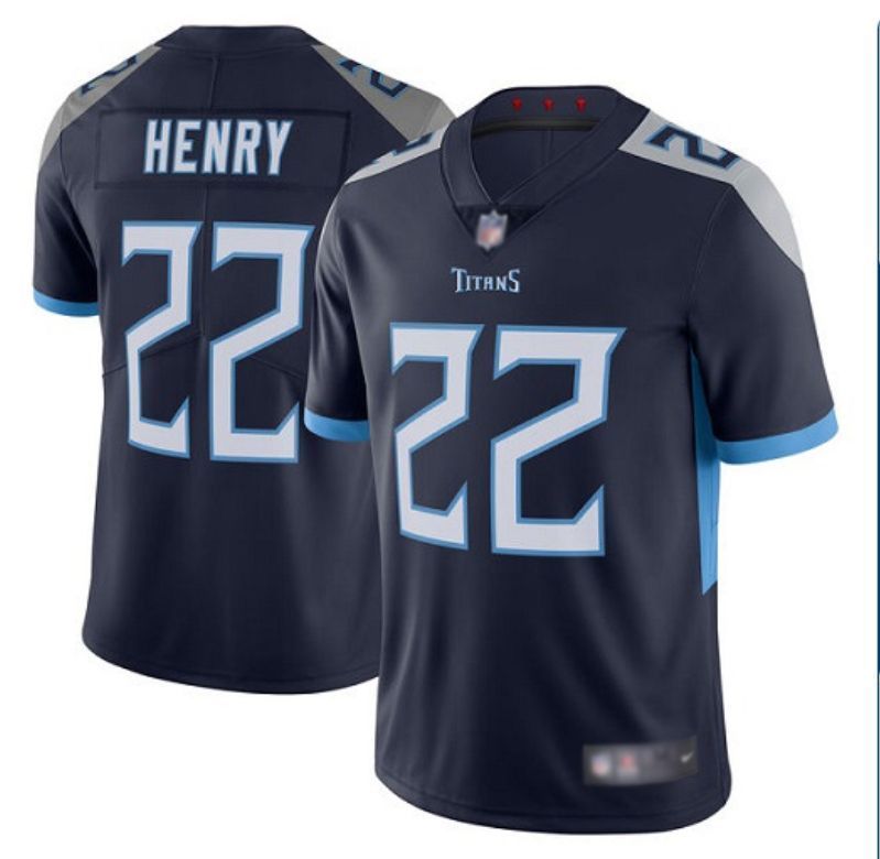 Tennessee Titans Derrick Henry #22 NFL 2020 Navy Jersey