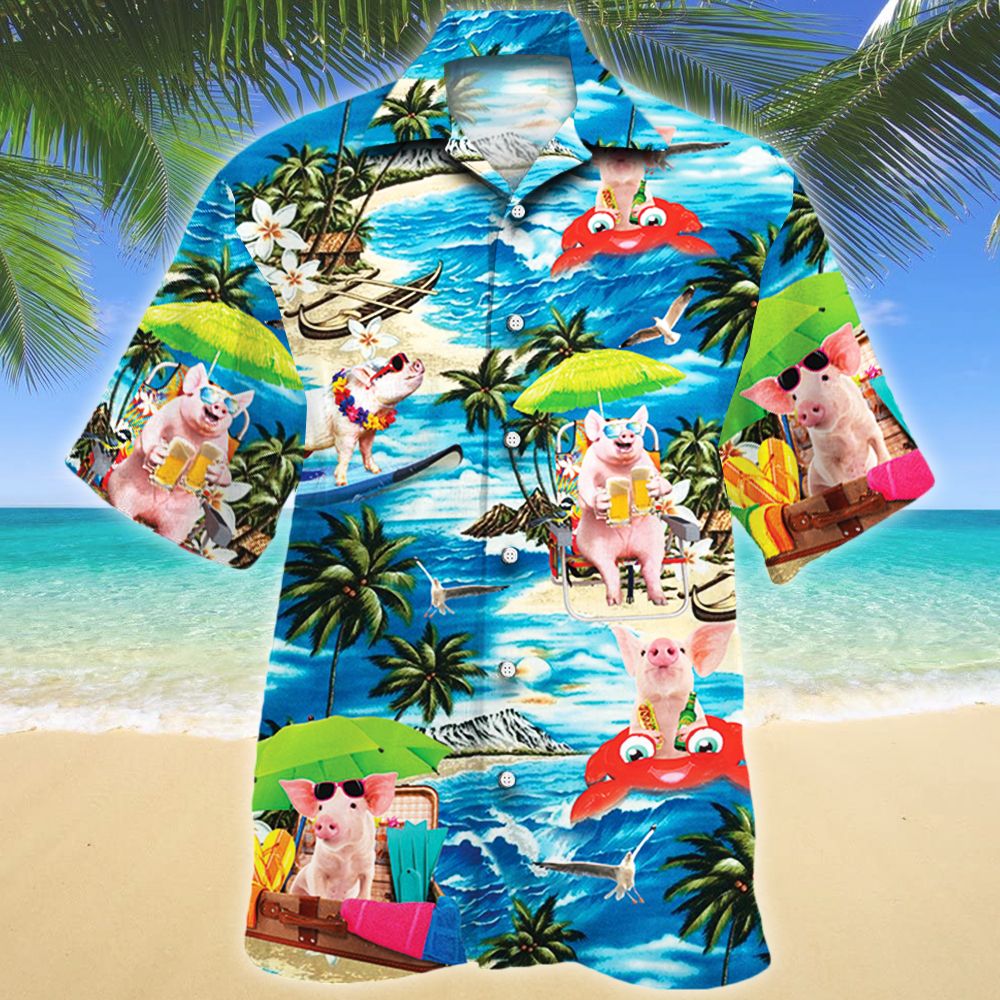 Pig Lovers Beach Vibe Hawaiian Shirt For Aloha Ha45901