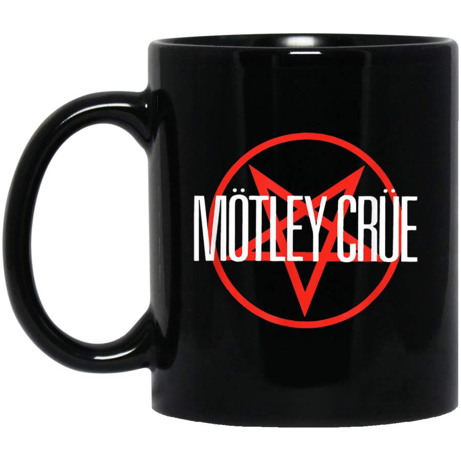 Vintage Motley Crue Rock Band Mug Black Mug