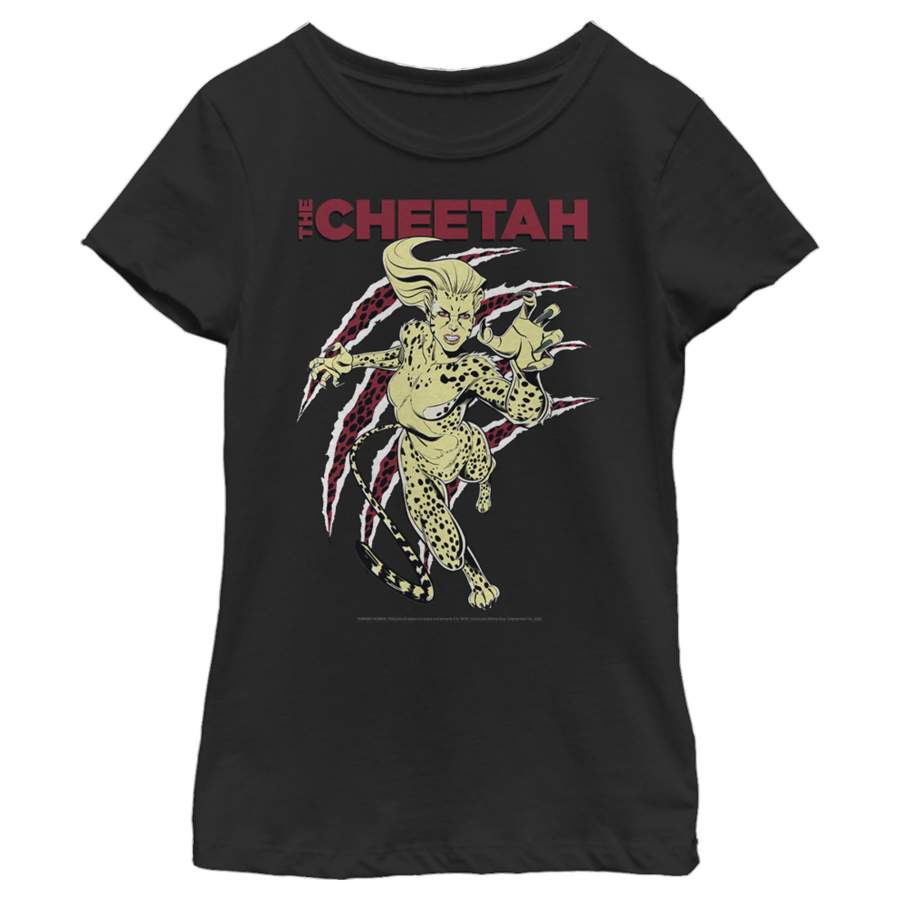 Wonder Woman 1984 Girl’s The Cheetah Attack  T-Shirt