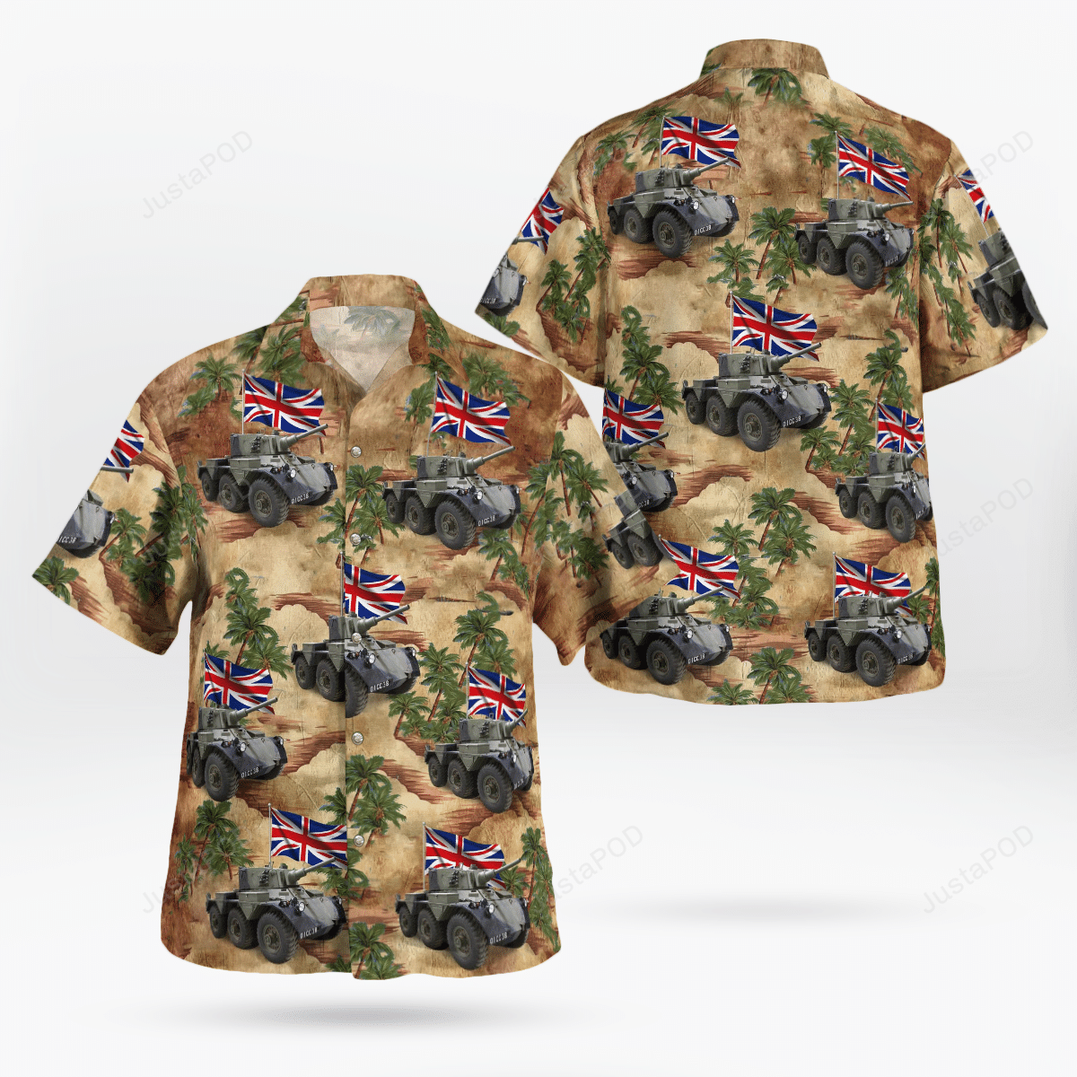 British Army Alvis Saladin Hawaii Shirt Ha14415