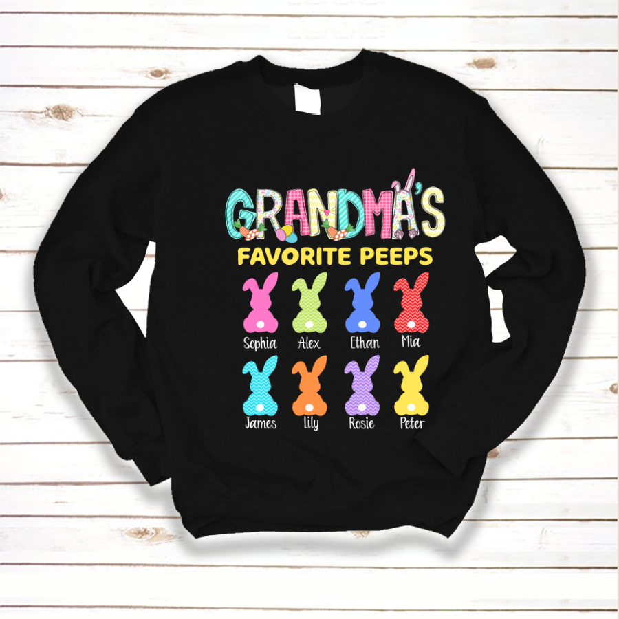 Grandma’S Favorite Peeps Easter Sweatshirt