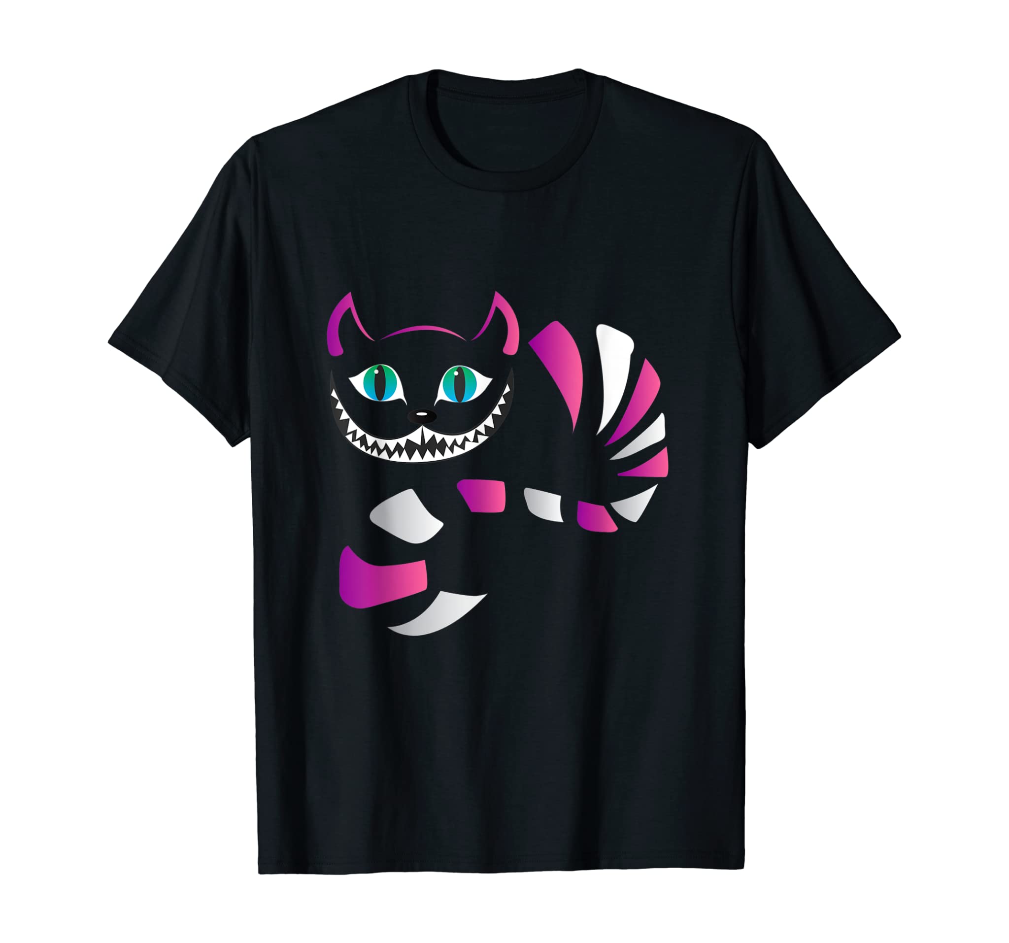 funny cheshire faced cat – funny cats Long sleeve shirt